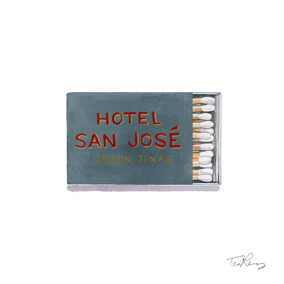 Hotel San Jose Matchbook Print