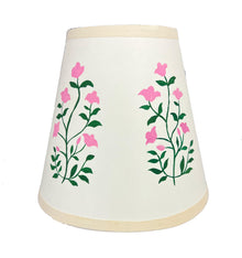  Hand-painted Floral Paper Lampshade (Set of 2)