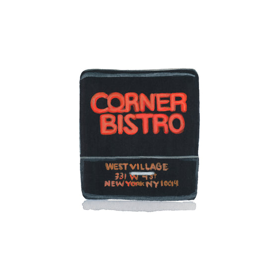 Corner Bistro Matchbook