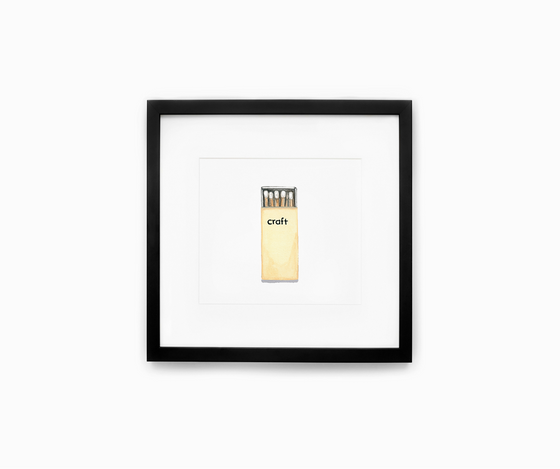 Craft Matchbook Print