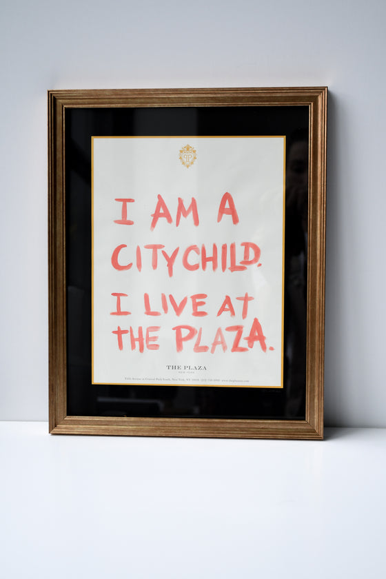 I Am A City Child (Framed)