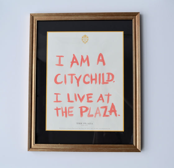 I Am A City Child (Framed)