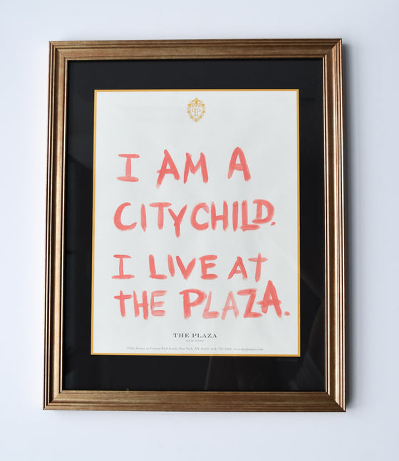 I Am A City Child (Framed)