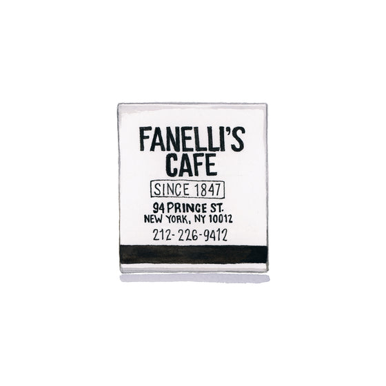 Fanellis Matchbook Print