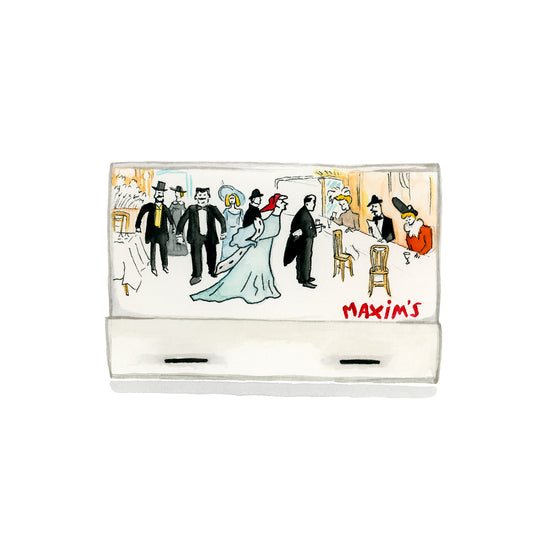 Maxim's Paris Matchbook Print