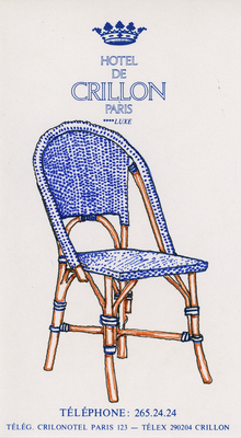  Blue Bistro Chair