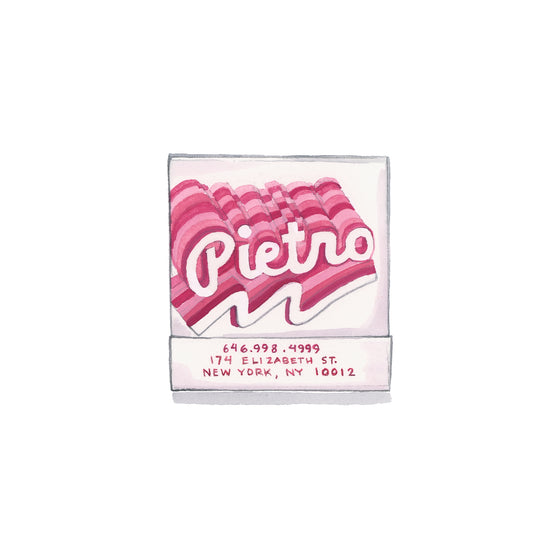 Pietro Matchbook Print