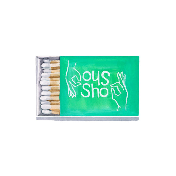 Shoo Shoo Matchbook Print