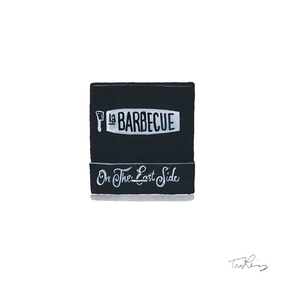 La Barbecue Matchbook Print