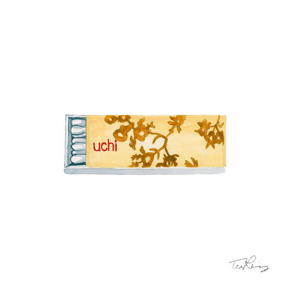 Uchi Matchbook Print