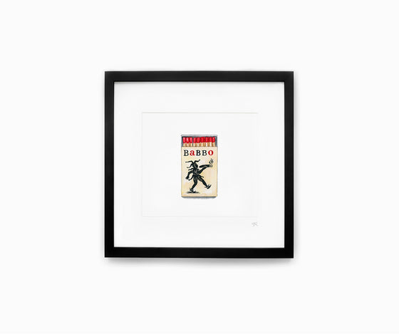 Babbo Matchbook Print