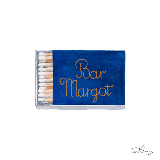 Bar Margot Matchbook Print