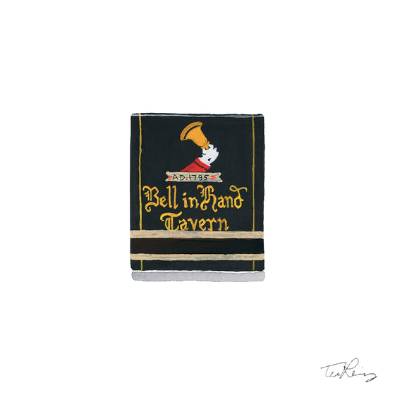 Bell in Hand Matchbook Print