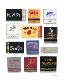  Boston Matchbook Collection Print