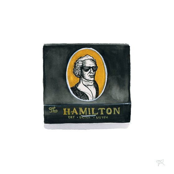 The Hamilton Matchbook Print