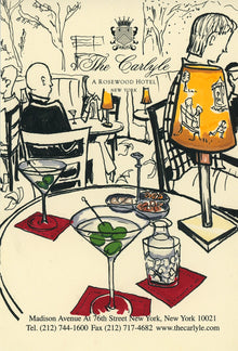  Happy Hour at Bemelmans, Limited Edition Print