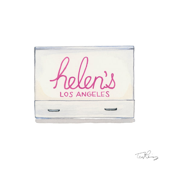 Helen's Matchbook Print