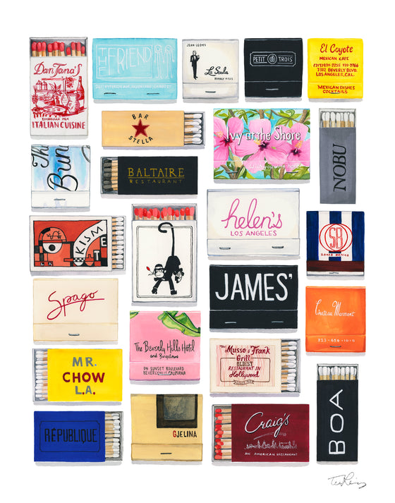Los Angeles Matchbook Collection