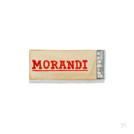 Morandi Matchbook Print