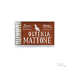 Osteria Mattone Matchbook Print