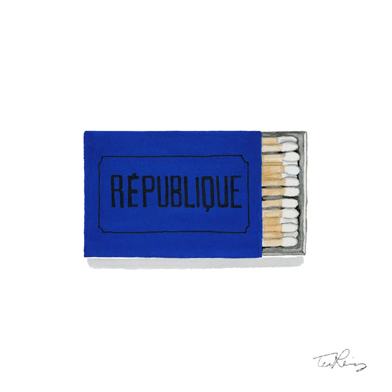 Republique Matchbook Print