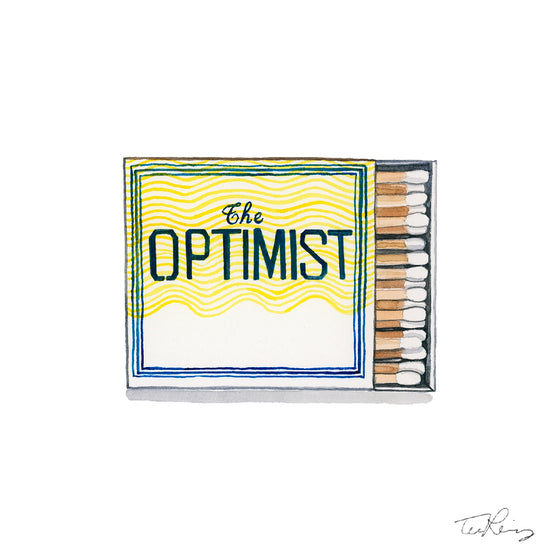 The Optimist Matchbook Print
