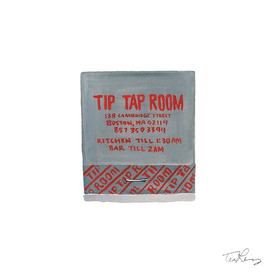 Tip Tap Room Matchbook Print