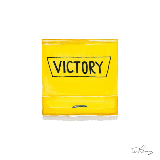 Victory Sandwich Bar Matchbook Print